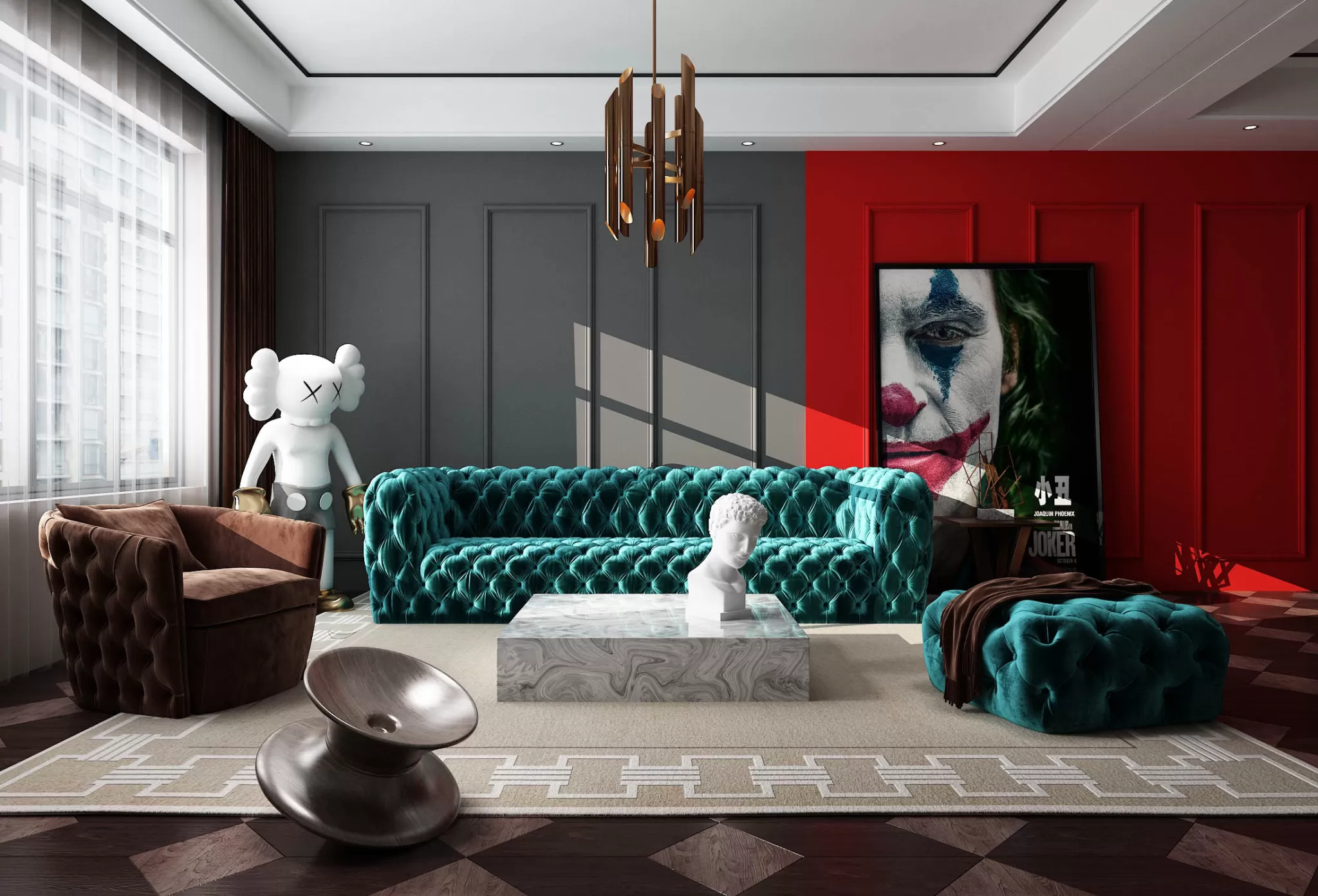 INTERIOR 3D SCENES – MODERN LUXURY STYLE – 0020
