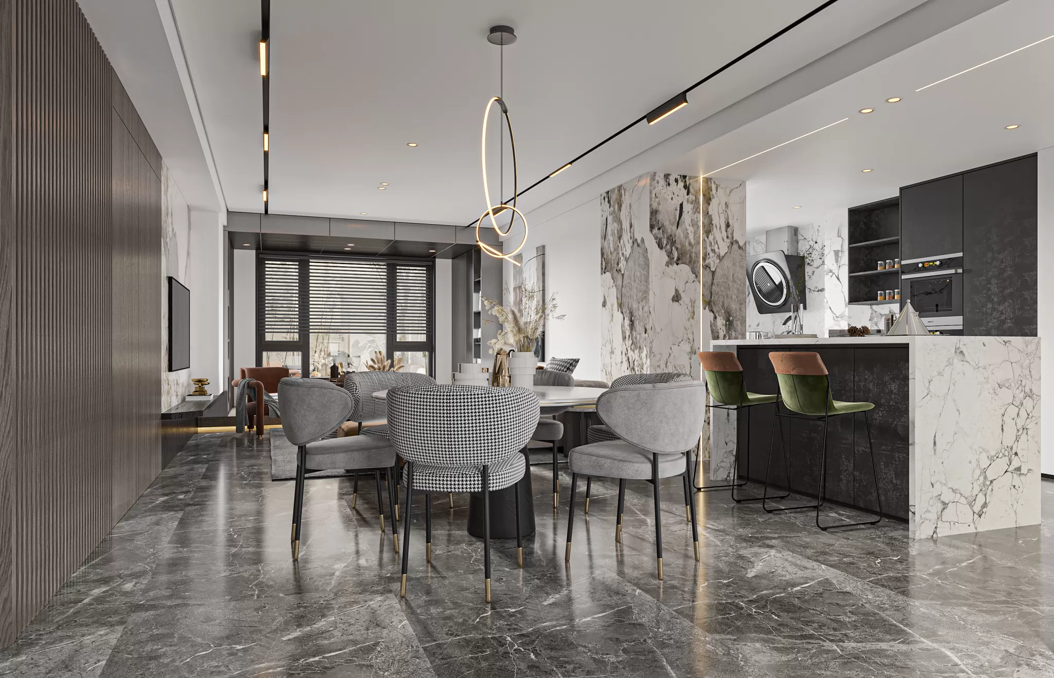 INTERIOR 3D SCENES – MODERN LUXURY STYLE – 0022