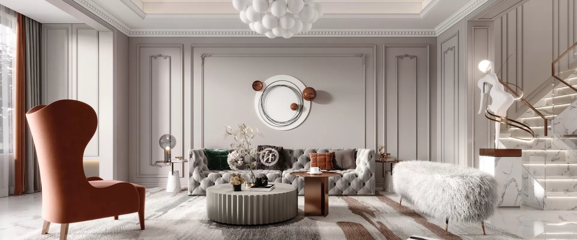 INTERIOR 3D SCENES – MODERN LUXURY STYLE – 0024