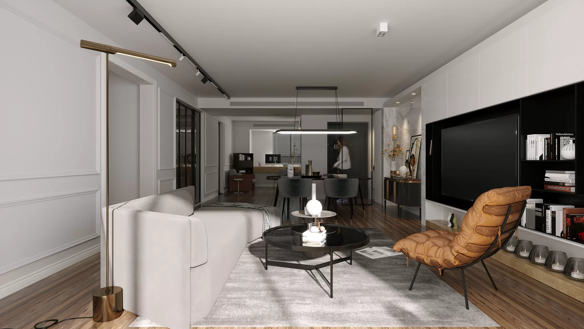 INTERIOR 3D SCENES – MODERN LUXURY STYLE – 0028