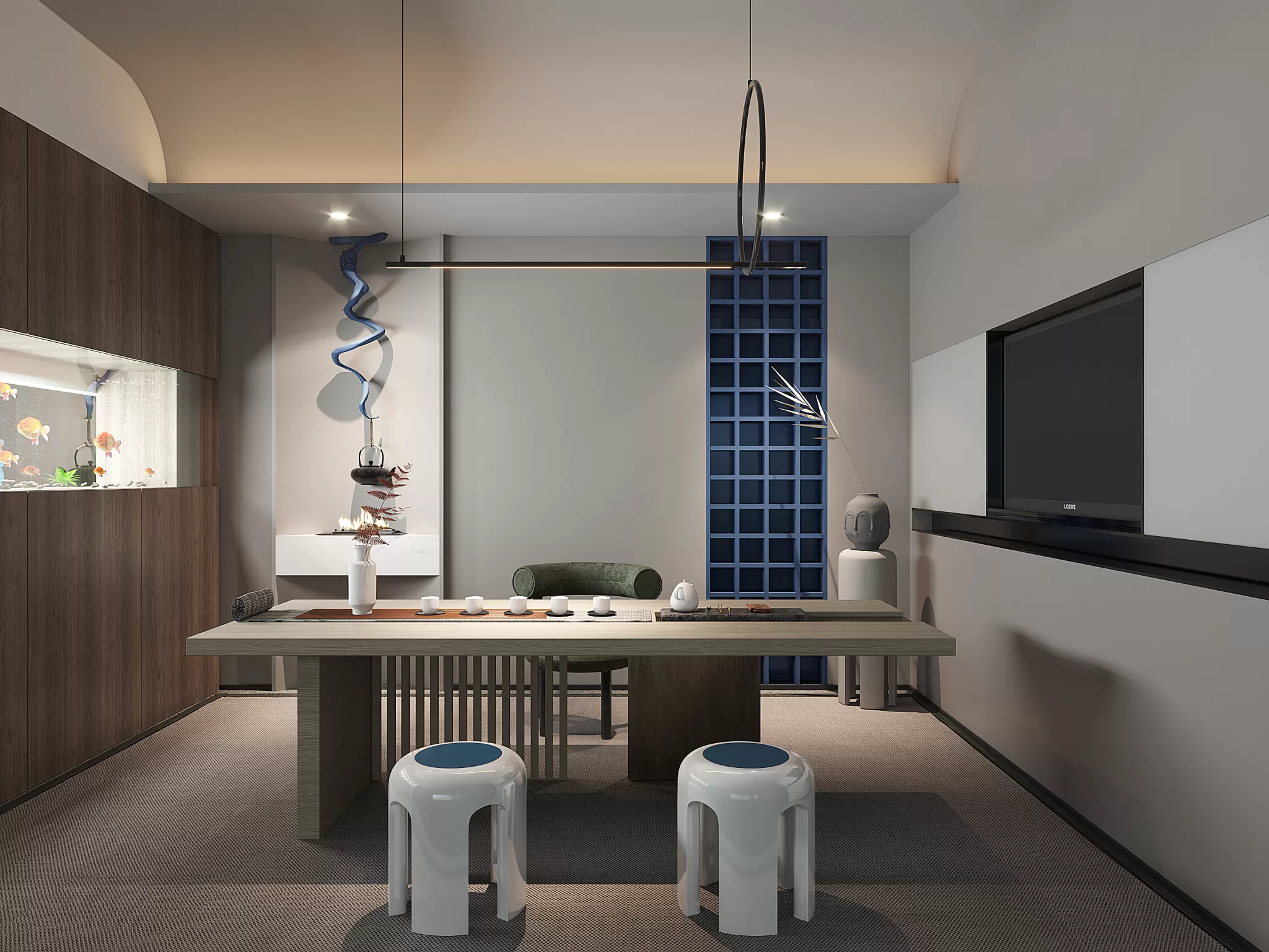 INTERIOR 3D SCENES – MODERN LUXURY STYLE – 0029