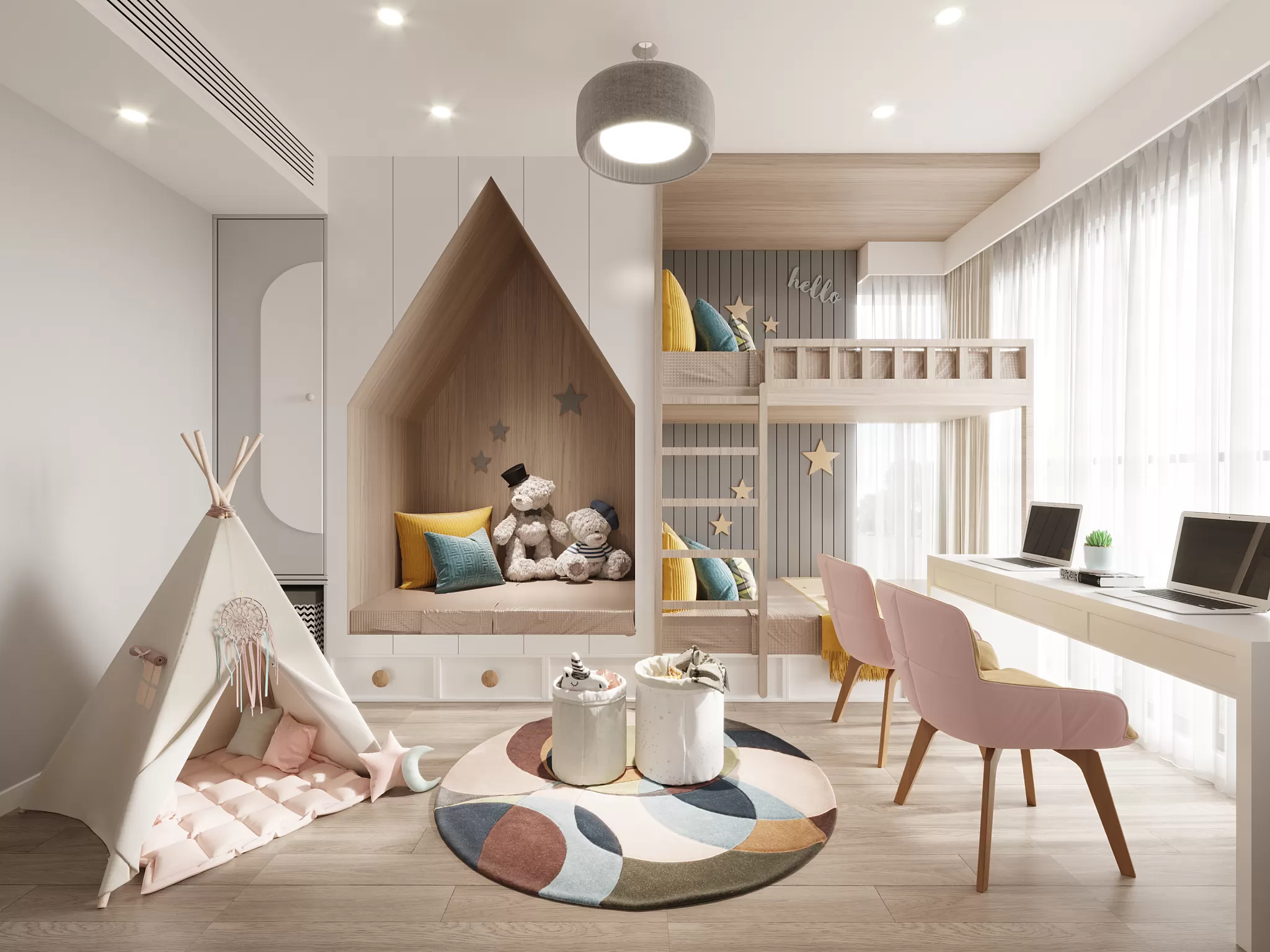 INTERIOR 3D SCENES – MODERN LUXURY STYLE – 0032