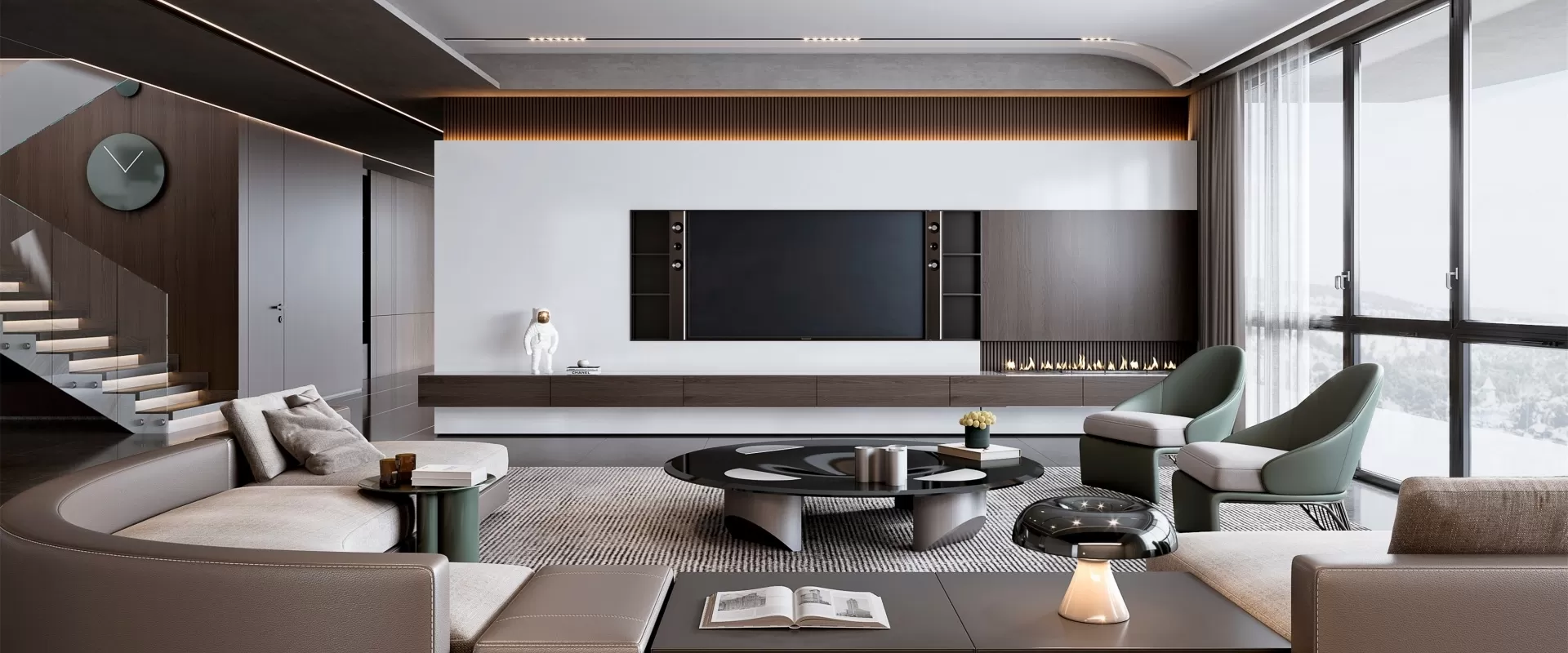 INTERIOR 3D SCENES – MODERN LUXURY STYLE – 0037