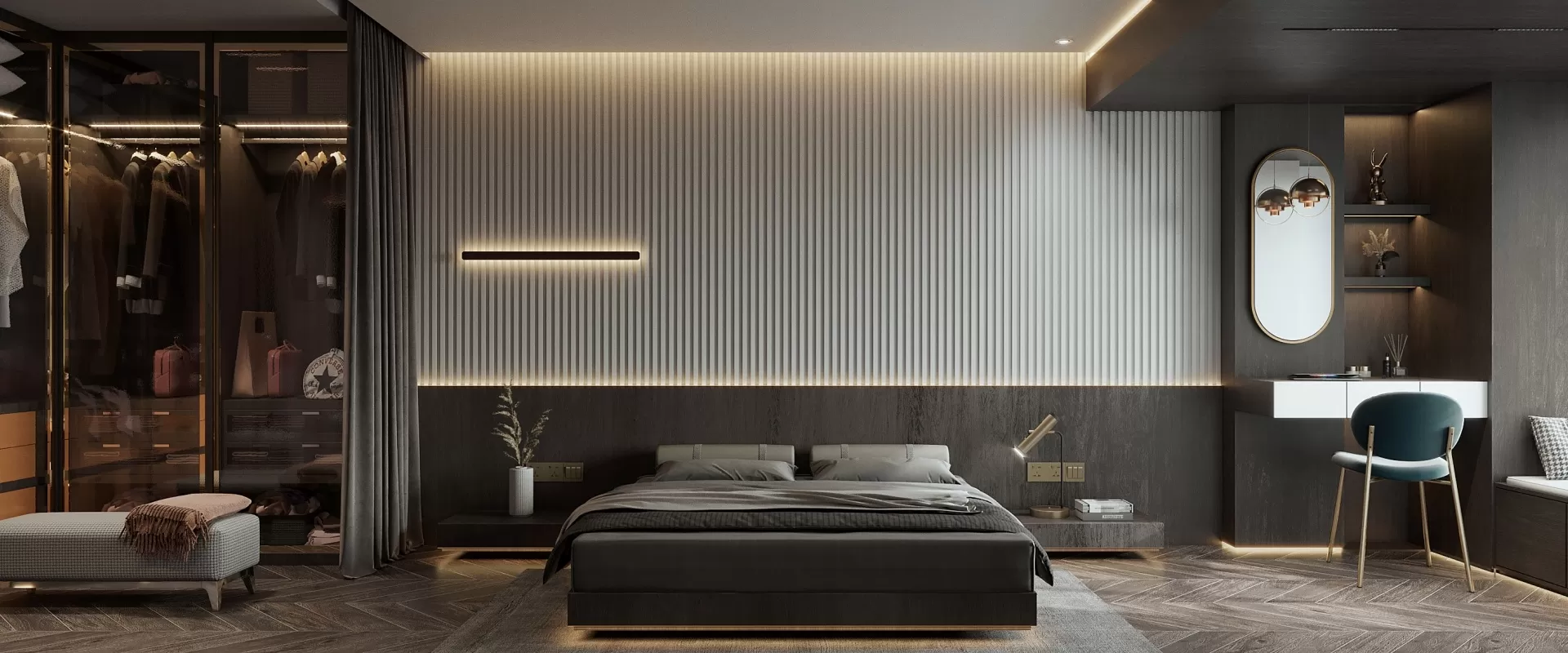 INTERIOR 3D SCENES – MODERN LUXURY STYLE – 0038