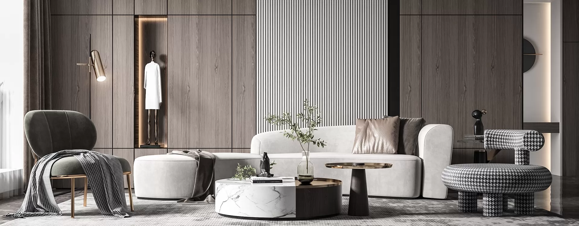 INTERIOR 3D SCENES – MODERN LUXURY STYLE – 0039