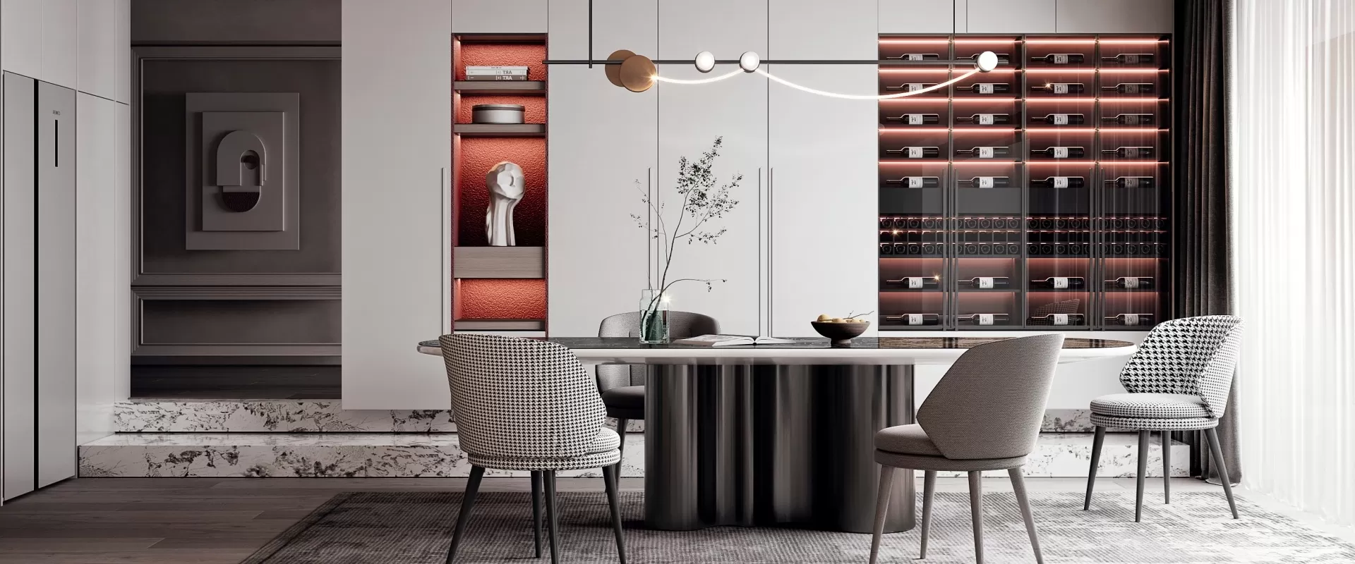 INTERIOR 3D SCENES – MODERN LUXURY STYLE – 0044