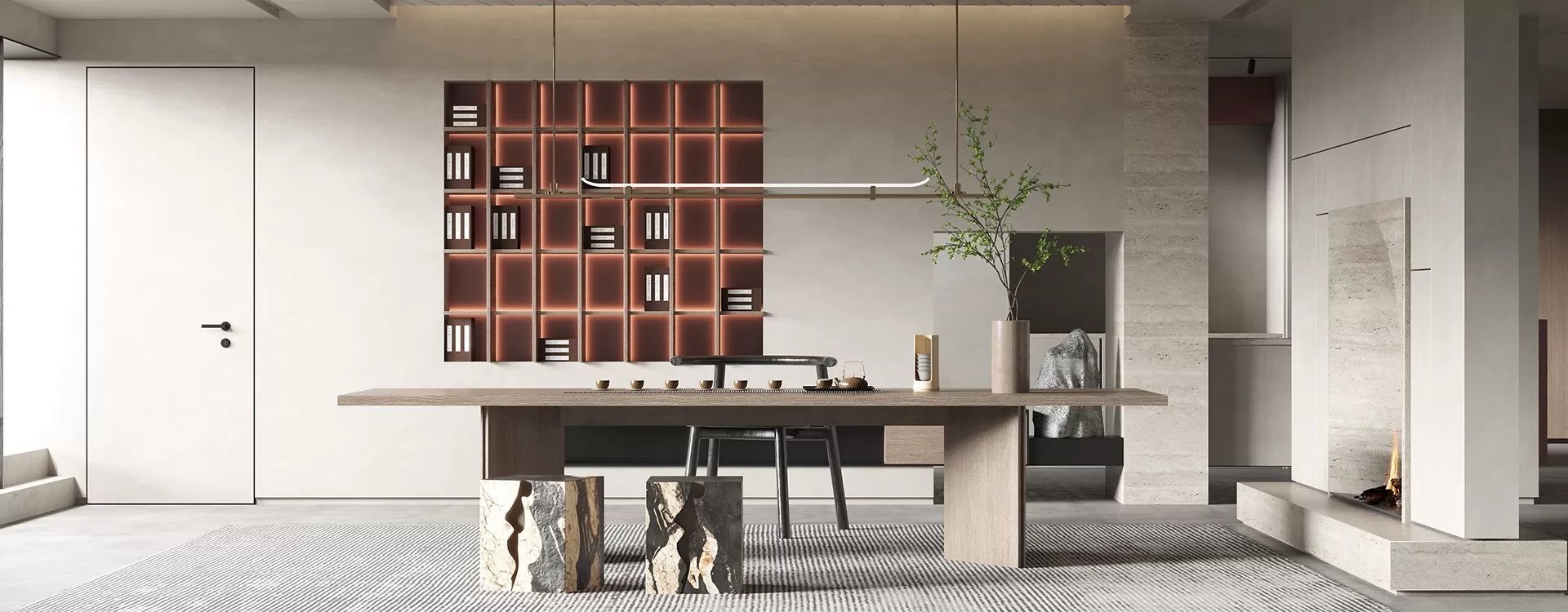 INTERIOR 3D SCENES – MODERN LUXURY STYLE – 0045