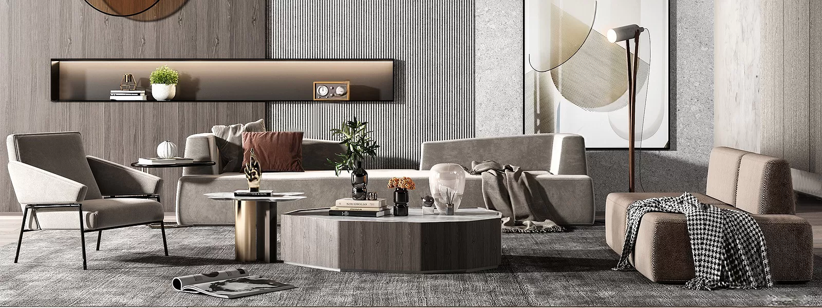 INTERIOR 3D SCENES – MODERN LUXURY STYLE – 0057