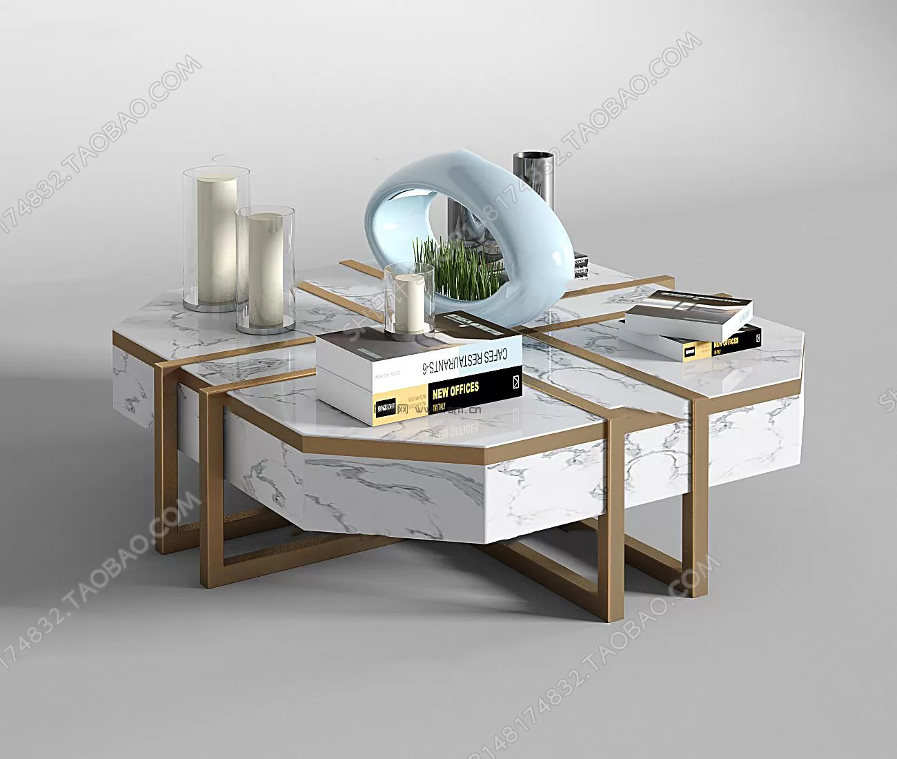 3DSKY MODELS – COFFEE TABLE 3D MODELS – 032