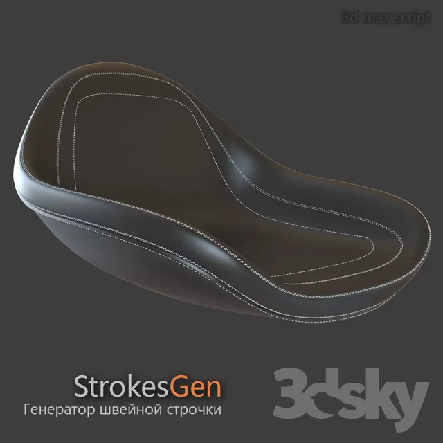 3DSKY MODELS – BENCH 3D MODELS – 023