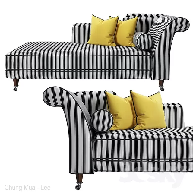 3DSKY MODELS – BENCH 3D MODELS – 052