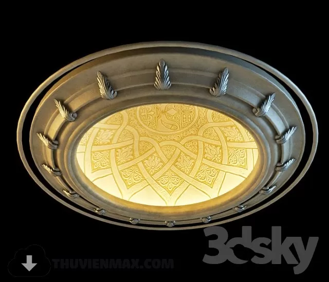 3DSKY MODELS – CEILING LIGHT – 007