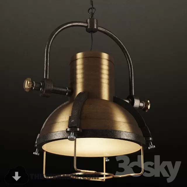 3DSKY MODELS – CEILING LIGHT 3D MODELS – 223