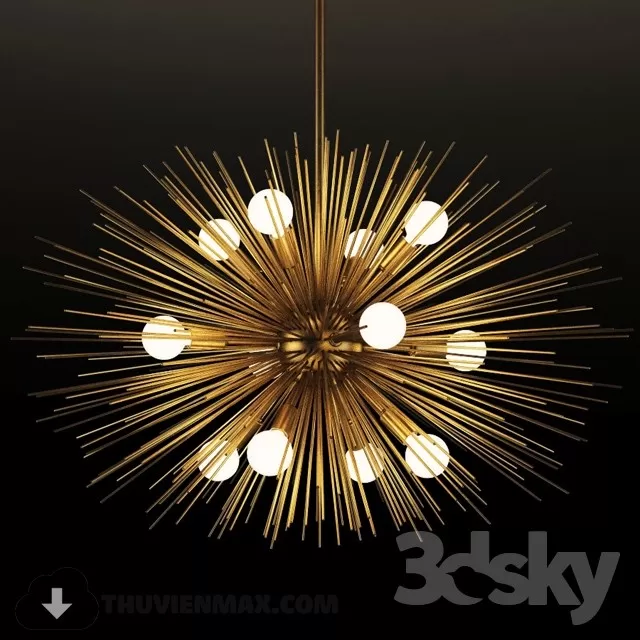 3DSKY MODELS – CEILING LIGHT 3D MODELS – 226
