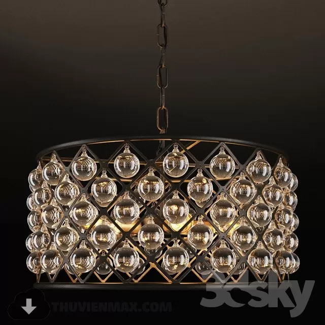 3DSKY MODELS – CEILING LIGHT 3D MODELS – 125