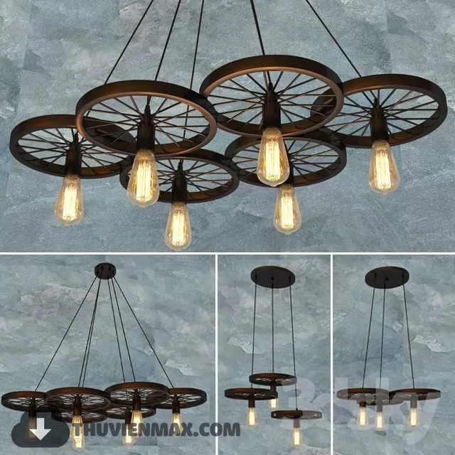 3DSKY MODELS – CEILING LIGHT 3D MODELS – 423