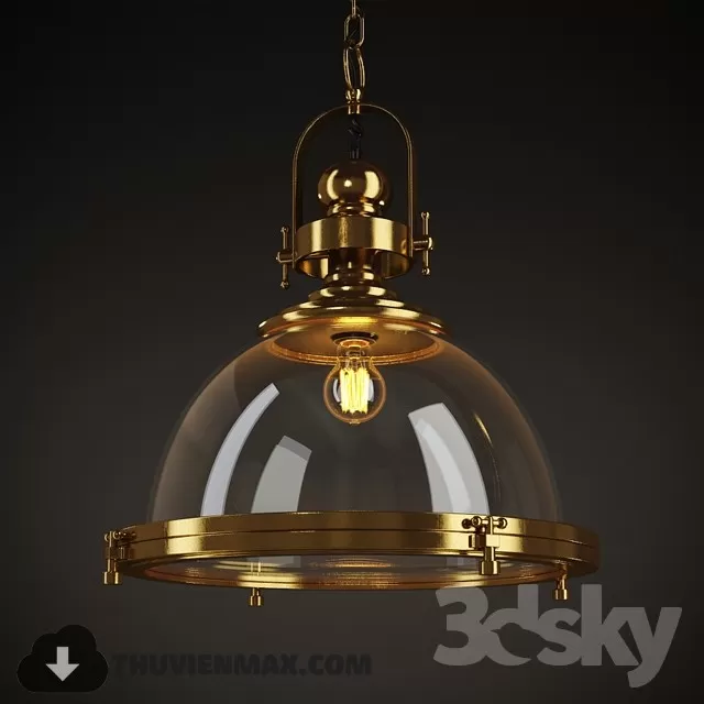 3DSKY MODELS – CEILING LIGHT 3D MODELS – 425