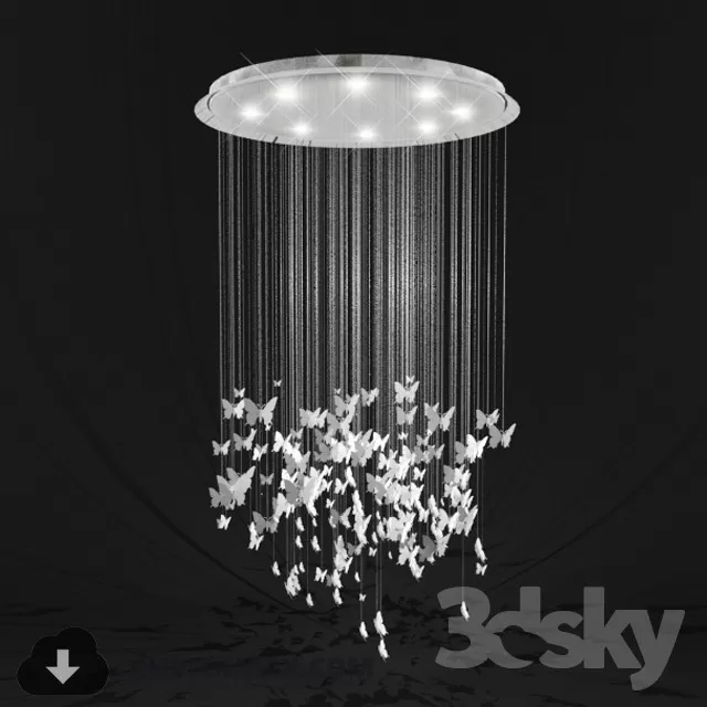 3DSKY MODELS – CEILING LIGHT 3D MODELS – 433