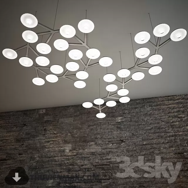 3DSKY MODELS – CEILING LIGHT 3D MODELS – 434