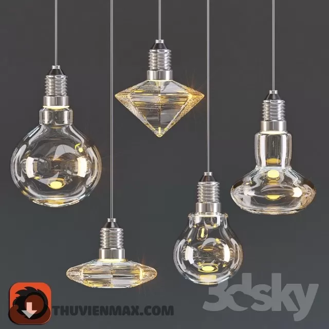 3DSKY MODELS – CEILING LIGHT 3D MODELS – 440