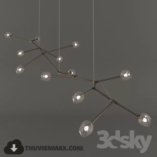 3DSKY MODELS – CEILING LIGHT 3D MODELS – 445