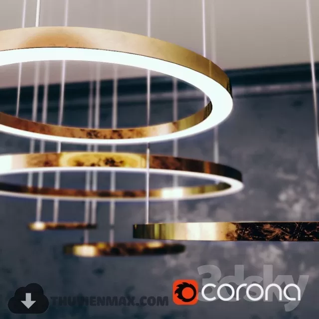 3DSKY MODELS – CEILING LIGHT 3D MODELS – 447