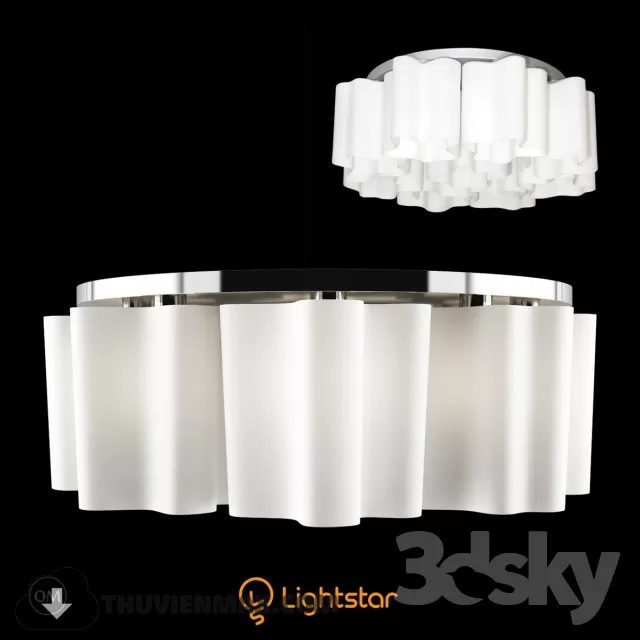 3DSKY MODELS – CEILING LIGHT 3D MODELS – 452
