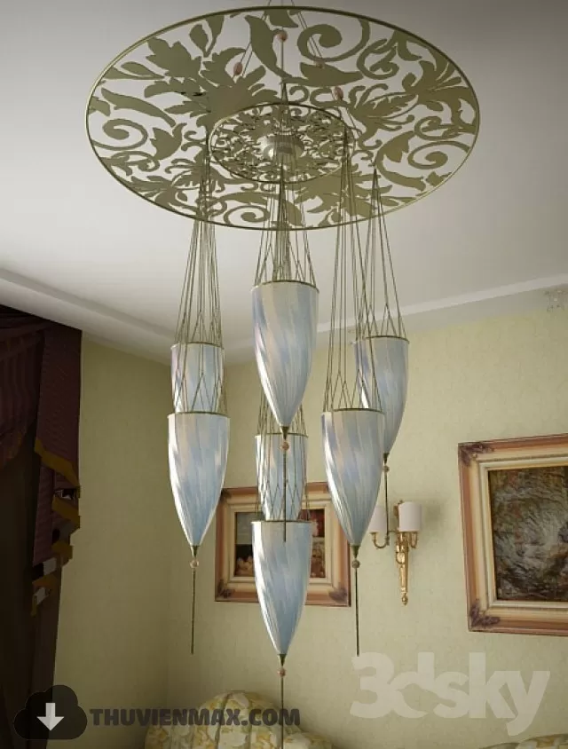 3DSKY MODELS – CEILING LIGHT 3D MODELS – 471