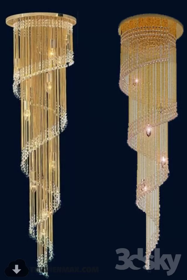 3DSKY MODELS – CEILING LIGHT 3D MODELS – 503