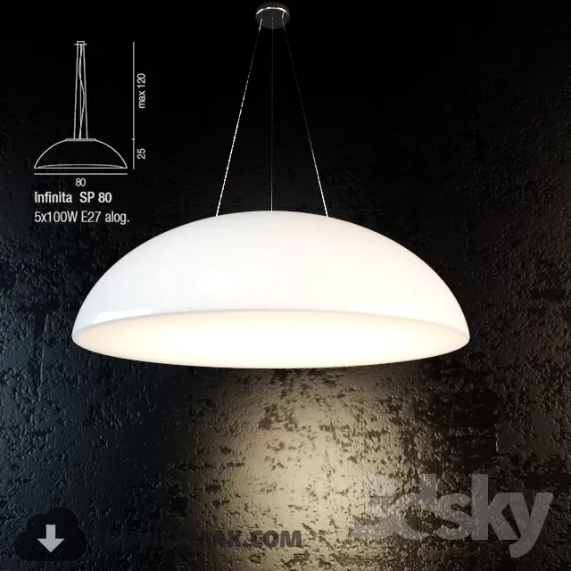 3DSKY MODELS – CEILING LIGHT 3D MODELS – 525