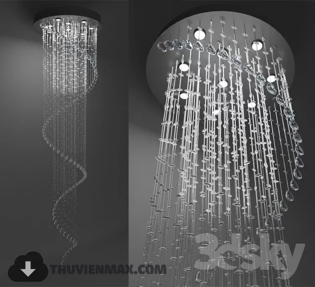 3DSKY MODELS – CEILING LIGHT 3D MODELS – 529