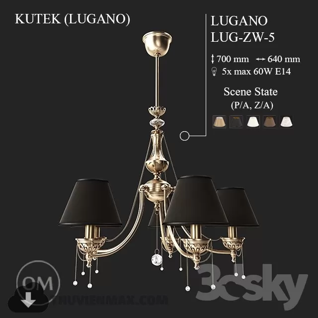 3DSKY MODELS – CEILING LIGHT 3D MODELS – 535