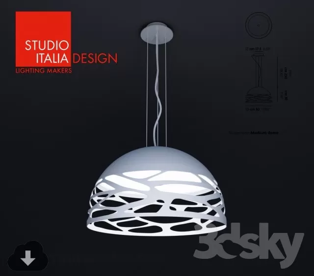 3DSKY MODELS – CEILING LIGHT 3D MODELS – 537
