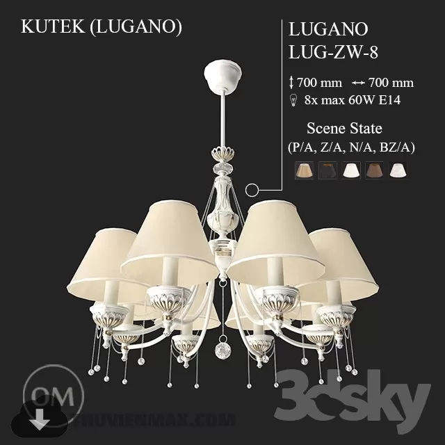 3DSKY MODELS – CEILING LIGHT 3D MODELS – 538