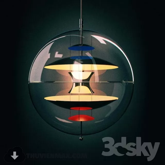 3DSKY MODELS – CEILING LIGHT 3D MODELS – 566