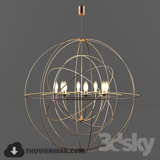 3DSKY MODELS – CEILING LIGHT 3D MODELS – 580