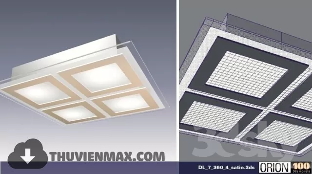 3DSKY MODELS – CEILING LIGHT 3D MODELS – 586