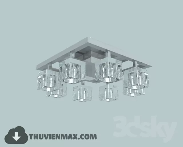 3DSKY MODELS – CEILING LIGHT 3D MODELS – 589