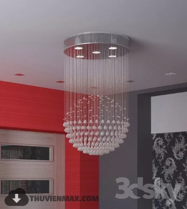3DSKY MODELS – CEILING LIGHT 3D MODELS – 609