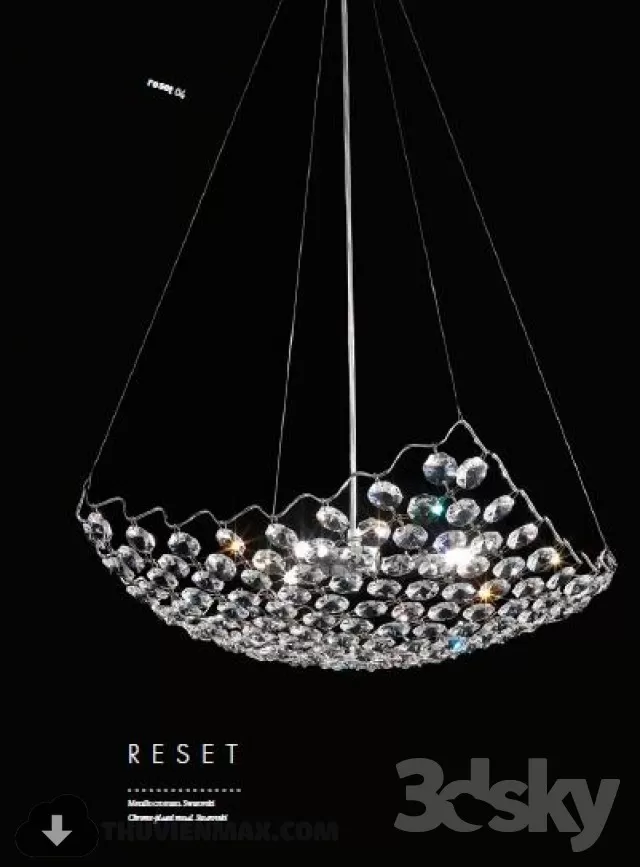 3DSKY MODELS – CEILING LIGHT 3D MODELS – 611