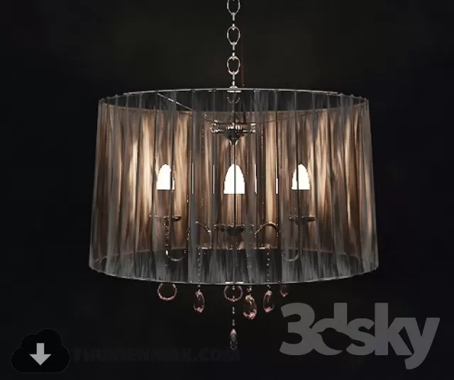 3DSKY MODELS – CEILING LIGHT 3D MODELS – 621