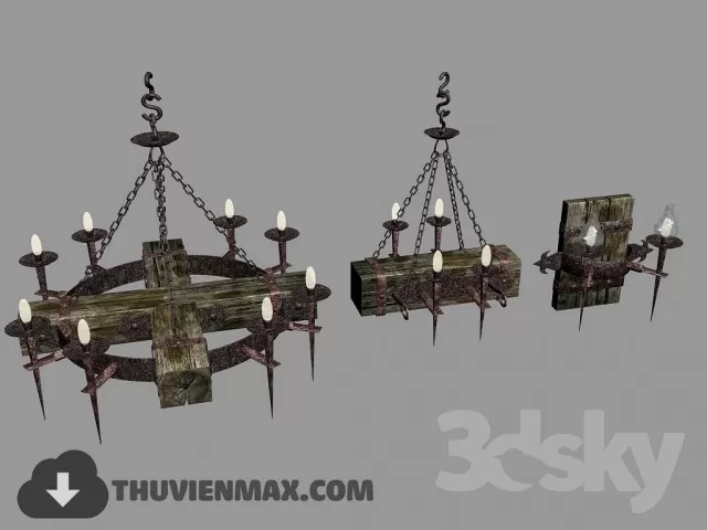 3DSKY MODELS – CEILING LIGHT 3D MODELS – 627
