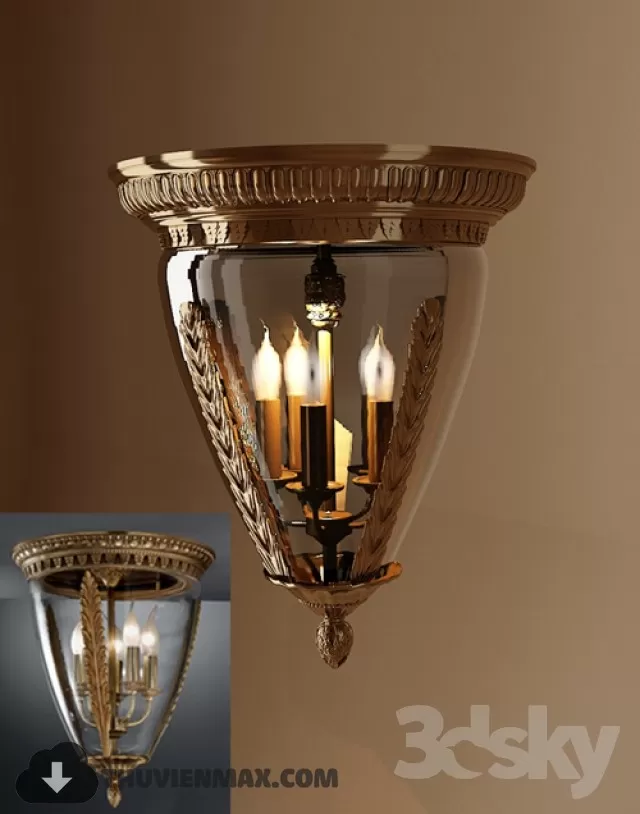 3DSKY MODELS – CEILING LIGHT 3D MODELS – 629