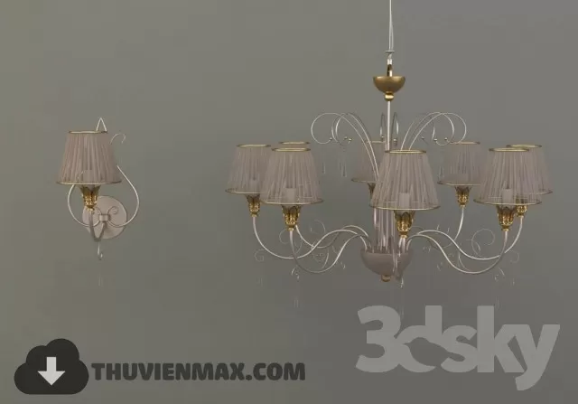 3DSKY MODELS – CEILING LIGHT 3D MODELS – 637