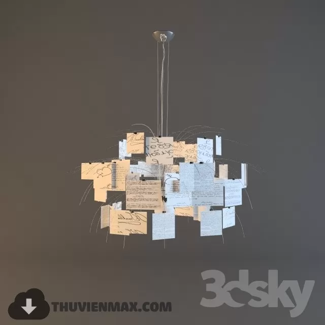 3DSKY MODELS – CEILING LIGHT 3D MODELS – 639