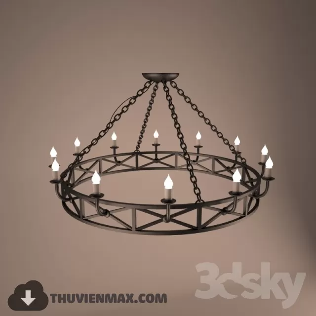 3DSKY MODELS – CEILING LIGHT 3D MODELS – 652