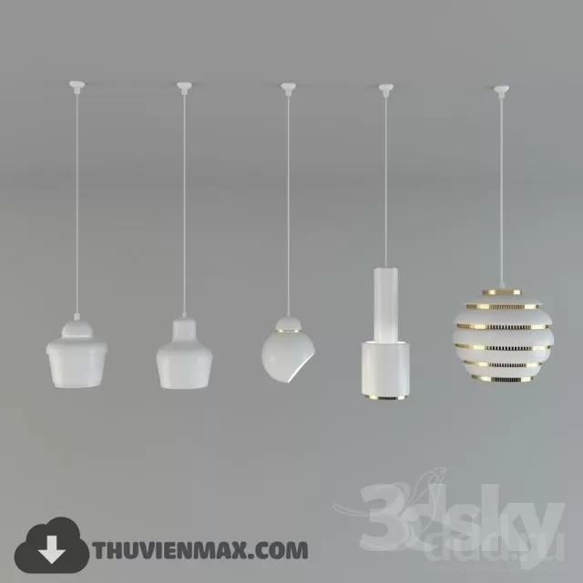 3DSKY MODELS – CEILING LIGHT 3D MODELS – 674