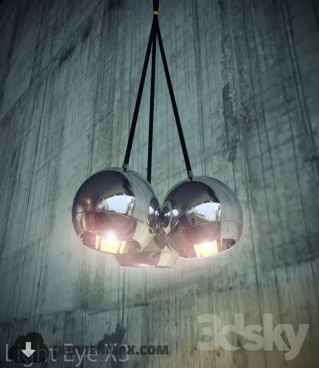 3DSKY MODELS – CEILING LIGHT 3D MODELS – 677