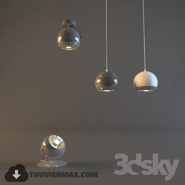 3DSKY MODELS – CEILING LIGHT 3D MODELS – 698