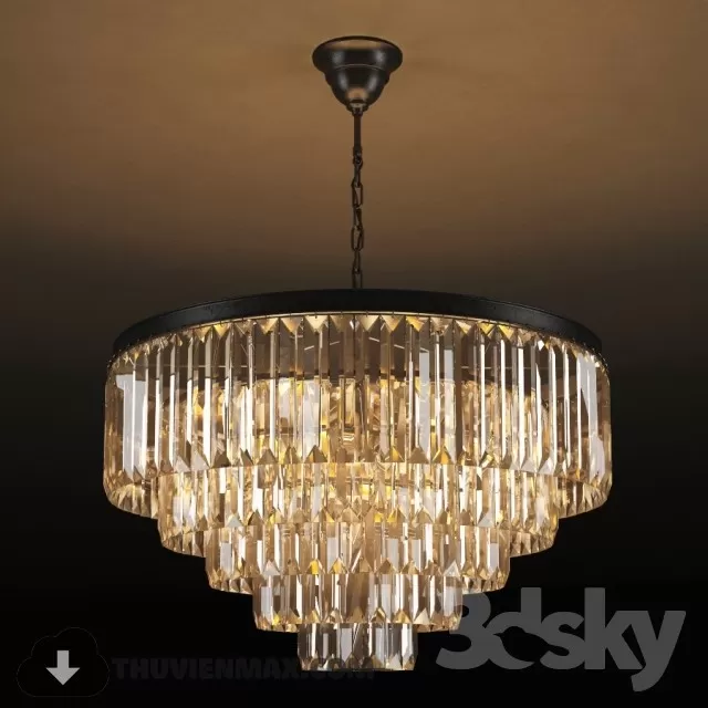 3DSKY MODELS – CEILING LIGHT 3D MODELS – 703